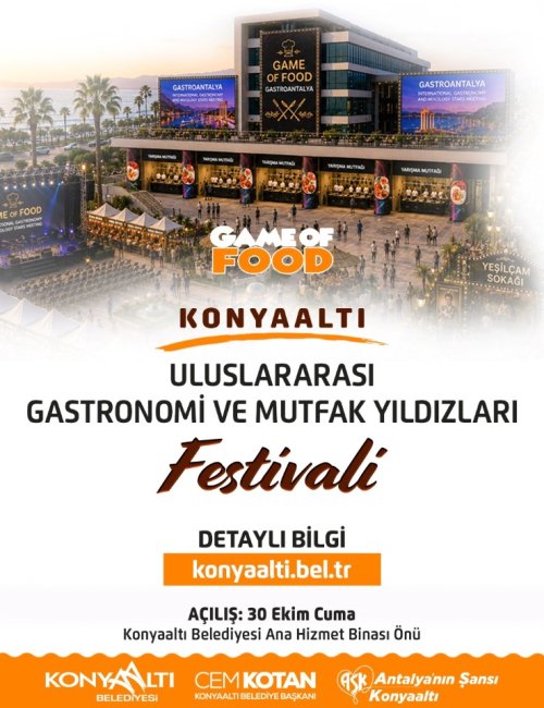 KONYAALTI GASTRONOMİ FESTİVALİ BAŞLIYOR