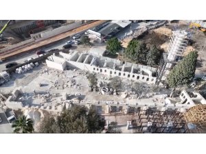 DEPREMİN YIKTIĞI ANTAKYA ULU CAMİİ’DE RESTORASYON ÇALIŞMALARI SÜRÜYOR