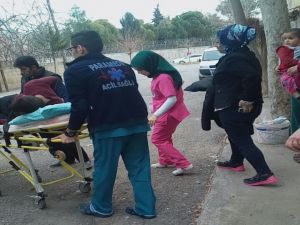 Balkondan Düşen Suriyeli Yaralandı