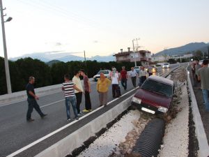 Kumluca’da trafik kazası: 1 yaralı