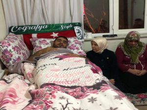 Ak Parti Milletvekili Erdoğan’dan Gazi Çetin’e Ziyaret