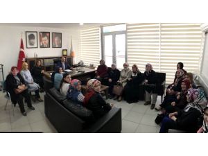 Başkan Tuğba Akbulut ve ekibinden Ali Çetinbaş’a ziyaret