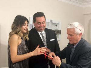Ünlü Gazeteci Serhan Türk ile Diş Hekimi Yrd.Doç.Dr Berna Kayıkçı evliğe ilk adımını attılar