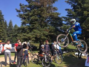 Downhill bisikletçileri Uludağ’da buluştu