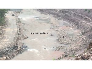 Kaybolan muhtarın bulunması için HES göleti boşaltıldı