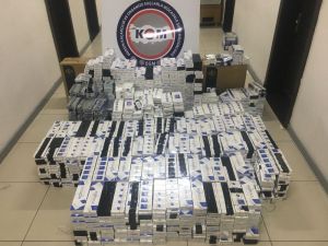 Mersin’de 12 bin 620 paket kaçak sigara ele geçirildi