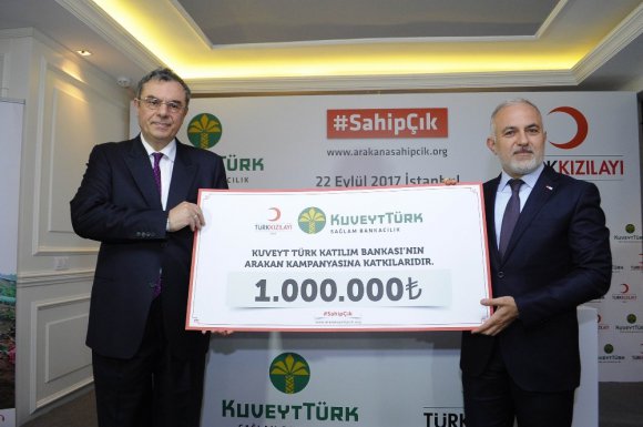 Türk Kızılayı’nın Arakan için başlattığı yardım kampanyasına büyük destek