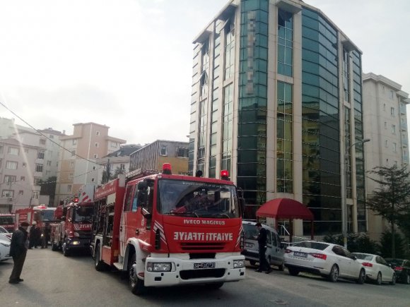 Maltepe’de Otel Yangını
