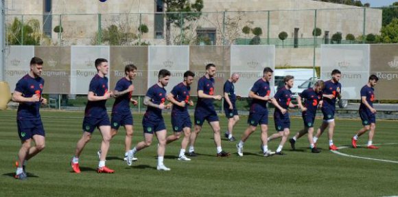 İrlanda Cumhuriyeti, Türkiye A Milli Futbol Takımı maçı hazırlıklarını sürdürüyor