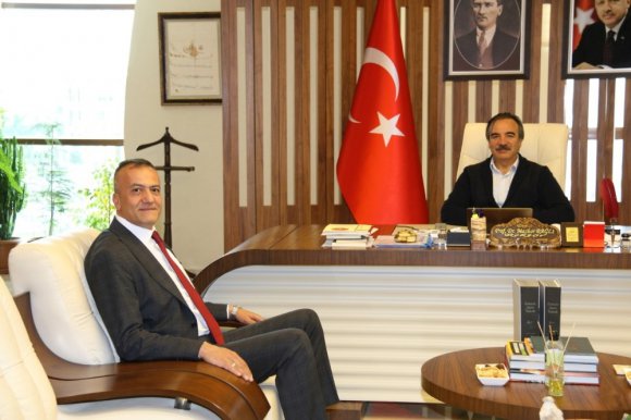 Kapadokya Üniversitesi Rektörü Karasar’dan NEVÜ Rektörü Bağlı’ya ziyaret