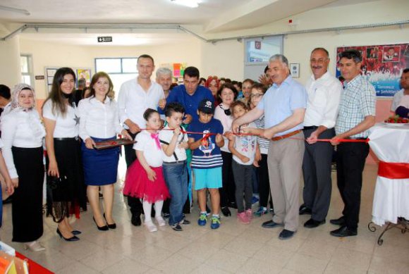 Gazipaşa'da özel öğrencilerden sergi