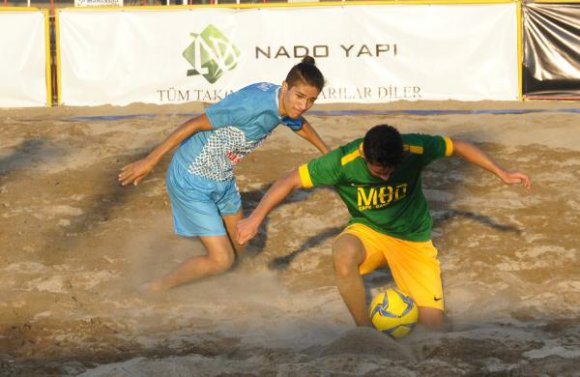 Türkiye Plaj Futbol Ligi Manavgat etabında gol yağmuru