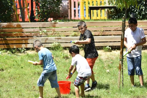 YAZ TATİLİNDE EĞLENCENİN ADRESİ TENEFFÜS PARK OLDU