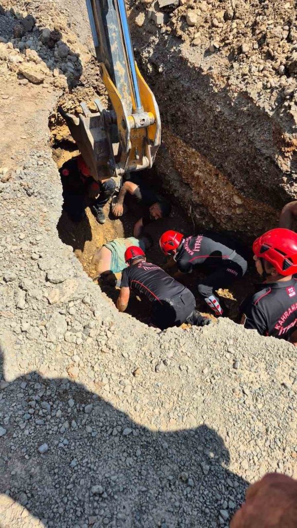 GÖÇÜKTE KALAN İŞÇİ KURTARILDI
