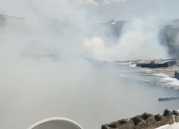 KAHRAMANMARAŞ’TA İŞ YERİ YANGINI