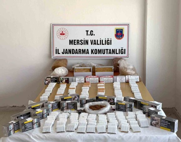 MERSİN’DE KAÇAK MAKARON OPERASYONU: 3 GÖZALTI