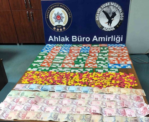 ADANA’DA KUMARLA MÜCADELE: 8 AYDA 105 BASKIN YAPILDI 2,5 MİLYON TL CEZA KESİLDİ