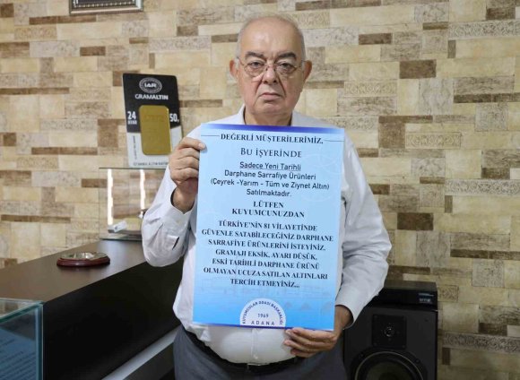 SAHTE VE AYARI DÜŞÜK ALTINLAR ARTTI, DARPHANE DIŞI ÜRÜN SATIŞI YASAKLANDI