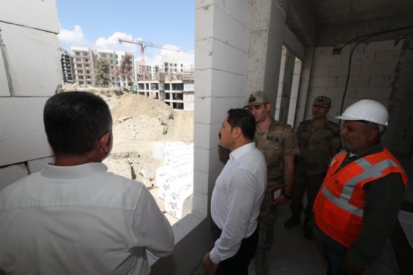 DEFNE’DE JANDARMA HİZMET BİNALARININ İNŞASI SÜRÜYOR