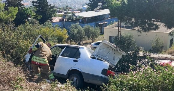 İSKENDERUN’DA TRAFİK KAZASI:2 YARALI