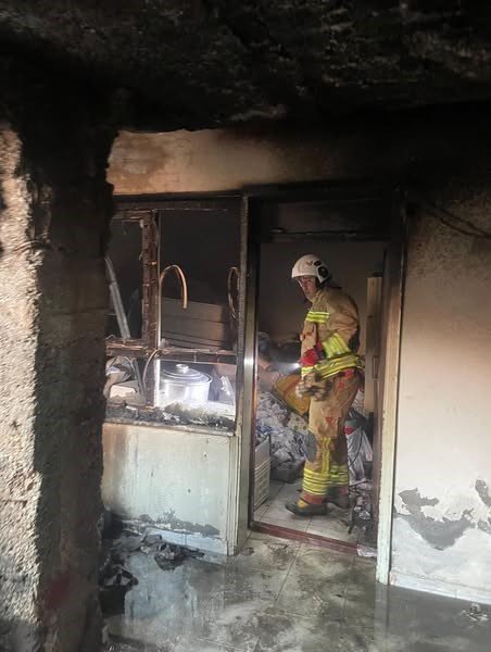 ANTAKYA’DA MÜSTAKİL EVDE YANGIN ÇIKTI