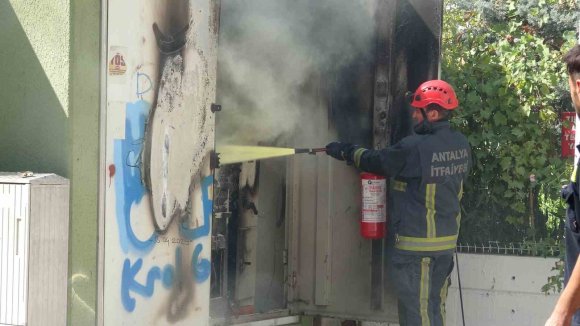 ANTALYA’DA TRAFODA YANGIN