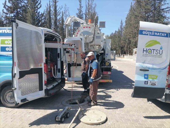 HATAY’DA KANALİZASYON VE YAĞMUR SUYU HATLARINDA YAŞANAN SORUNLAR TEKNOLOJİYLE ÇÖZÜLÜYOR