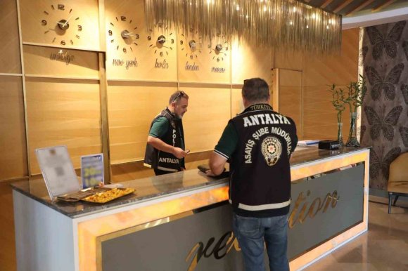 ANTALYA’DA GÜNÜBİRLİK KONAKLAMA YERLERİNE EŞ ZAMANLI DENETİM