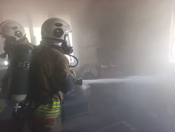 ANTAKYA’DA MÜSTAKİL EV YANGINI