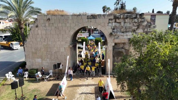 4. KLEOPATRA BİSİKLET FESTİVALİ RENKLİ GÖRÜNTÜLERLE BAŞLADI