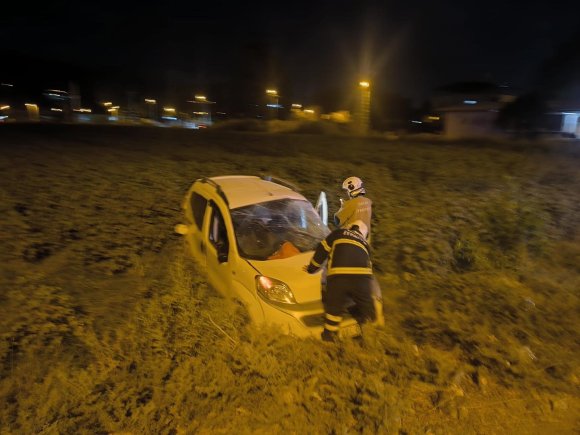 KIRIKHAN’DA TRAFİK KAZASI: 1 YARALI