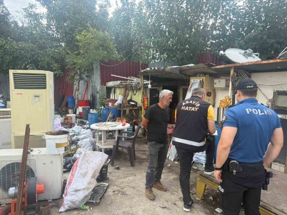 DÖRTYOL’DA HURDACILAR DENETLENDİ