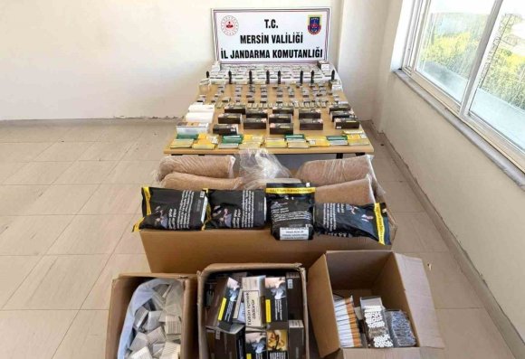 MERSİN’DE KAÇAK MAKARON OPERASYONU: 3 GÖZALTI