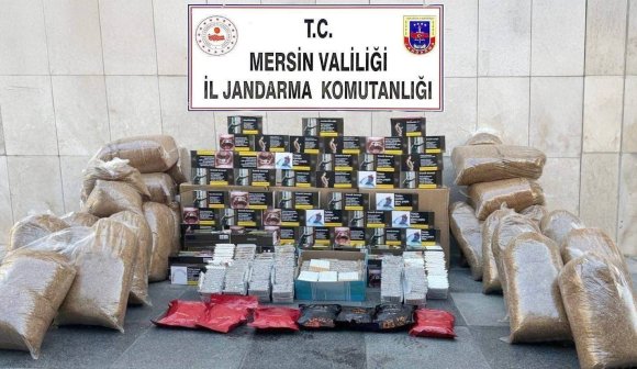 MERSİN’DE KAÇAK MAKARON OPERASYONU: 3 GÖZALTI