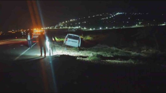TIR VE HAFİF TİCARİ ARAÇ SÜRÜYE DALDI: 37 KÜÇÜKBAŞ HAYVAN TELEF OLDU