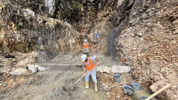 HATSU, ARPALIUŞAĞI MAHALLESİ’NDE KAPTAJ İNŞA ÇALIŞMASINA BAŞLADI