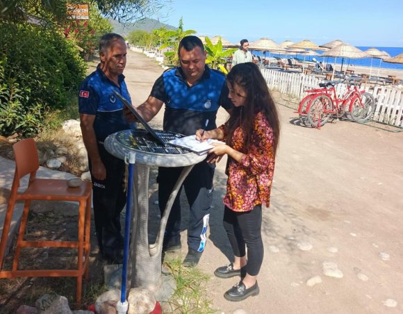 KEMER’DE ZABITANDAN RESTORANLARA DENETİM