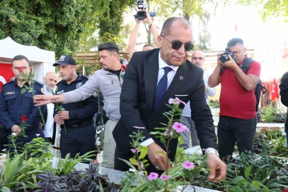ŞEHİT KAYMAKAM SAİM BEY, KABRİ BAŞINDA ANILDI