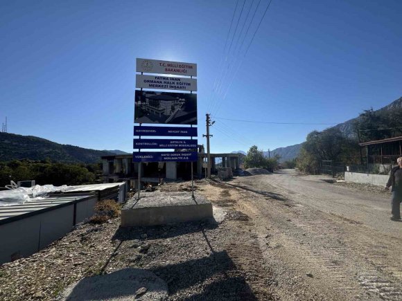 İBRADI’NIN ORMANA MAHALLESİNE HALK EĞİTİM MERKEZİ YAPILIYOR