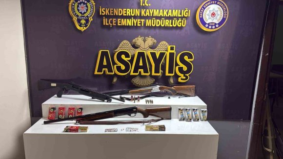 HATAY’DA HAVAYA RASTGELE ATEŞ AÇAN 4 KİŞİ GÖZALTINA ALINDI