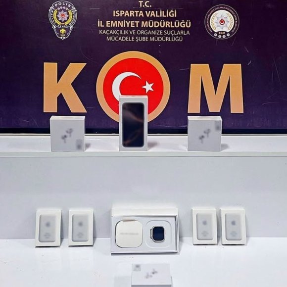 ISPARTA’DA 33,5 LİTRE KAÇAK ALKOL VE ELEKTRONİK CİHAZ YAKALANDI