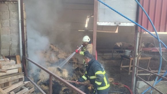 DEFNE’DE SAMANLIK YANGINI