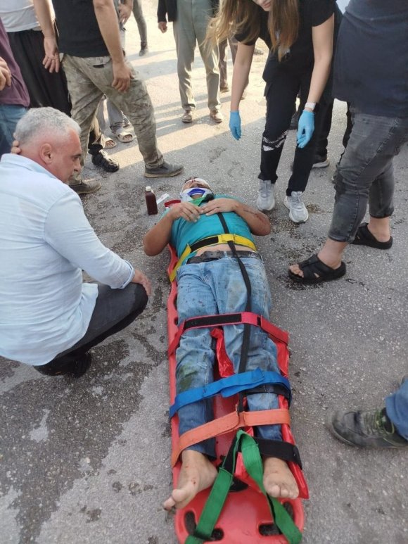 MOTOSİKLET SULAMA KANALINA DÜŞTÜ: 2 YARALI