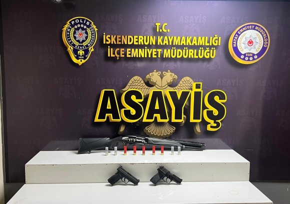 İSKENDERUN’DA ASAYİŞ OPERASYONU: 3 GÖZALTI