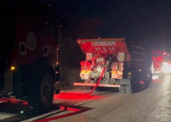 ADANA’DA ORMAN YANGINI BÜYÜMEDEN SÖNDÜRÜLDÜ