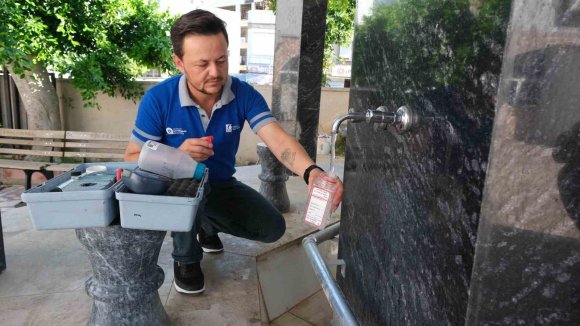 ANTALYA’NIN İÇME SUYU GÜVENLİĞİ İÇİN 19 İLÇEDE 264 FARKLI NOKTADAN SU ANALİZİ YAPILIYOR