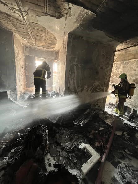 SAMANDAĞ’DA DEPO YANGINI