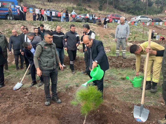 ŞEHİT ORMAN İŞÇİSİ ADEM NAZIM DEMİREL İÇİN HATIRA ORMANI OLUŞTURULDU