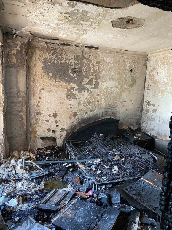 ALANYA’DA 5 KATLI BİNADA KORKUTAN YANGIN