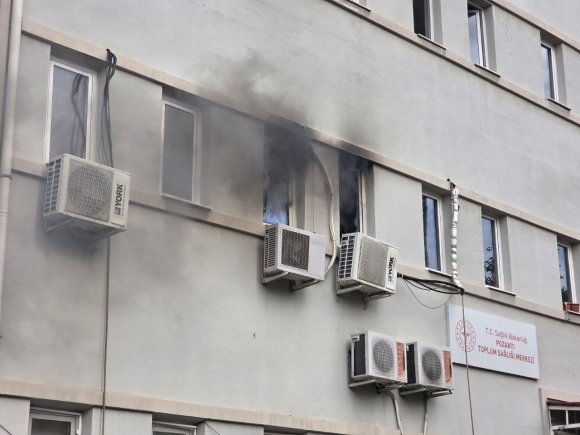 POZANTI AİLE SAĞLIĞI MERKEZİ’NDE YANGIN
